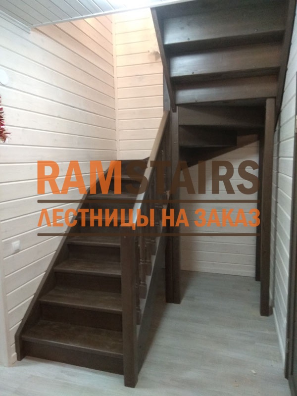 Фото п-образные лестницы Раменское