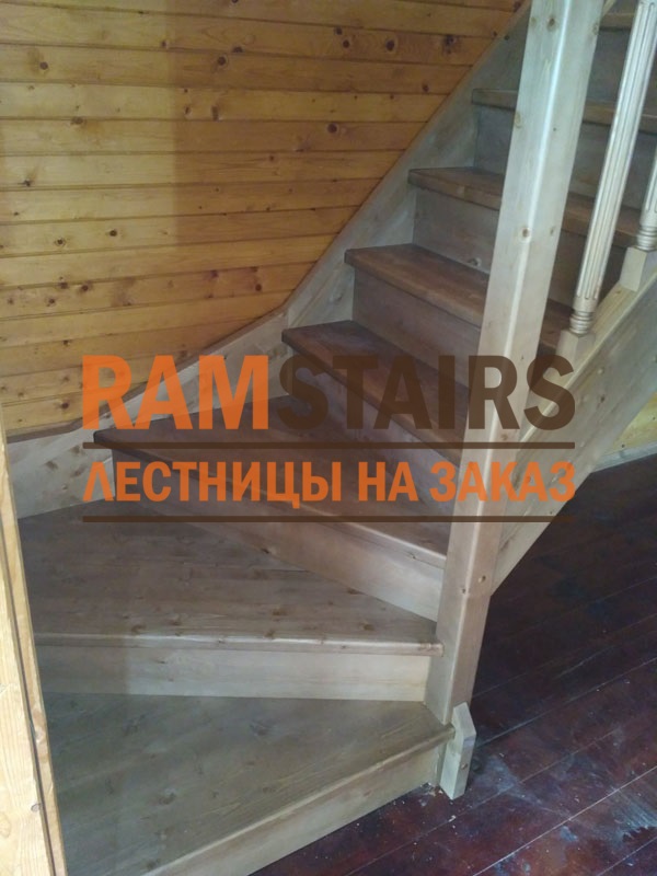 Фото г-образные лестницы Раменский район
