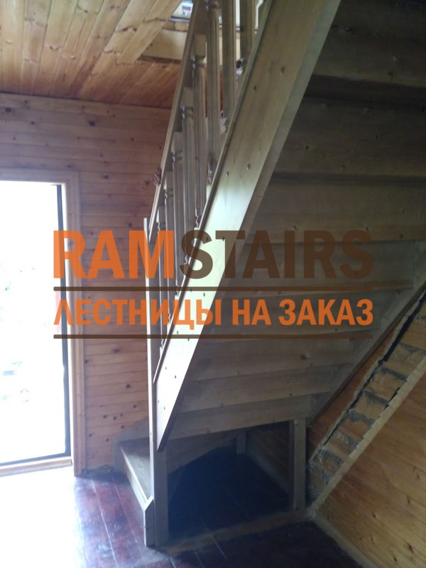 Фото г-образные лестницы Раменское